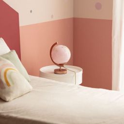 Abruzzo Globi lampka nocna dziecięca 1x40 W różowa ABR-GLO-R