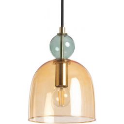 Abruzzo Koloreno lampa wisząca 1x20 W złota-bursztynowa ABR-KOLO1-A