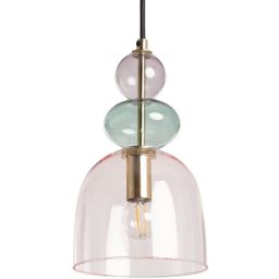 Abruzzo Koloreno lampa wisząca 1x20 W złota-fioletowa ABR-KOLO2-F