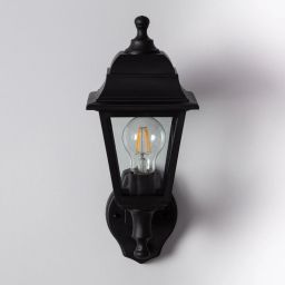 Abruzzo Gardena Clasica Federico kinkiet zewnętrzny 1x40 W czarny ABR-KZKF-C--E27