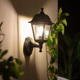 Abruzzo Gardena Clasica Federico kinkiet zewnętrzny 1x40 W czarny ABR-KZKF-C--E27