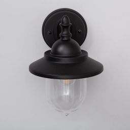 Abruzzo Gardena Clasica Giovanni kinkiet zewnętrzny 1x40 W czarny ABR-KZKGN-C-E27
