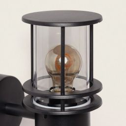 Abruzzo Gardena Clasica Lorenzo kinkiet zewnętrzny 1x40 W czarny ABR-KZKL-C-E27
