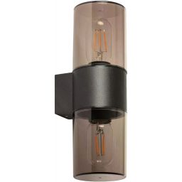Abruzzo Gardena Moderno Pietro kinkiet zewnętrzny 2x40 W czarny ABR-KZP-2XE27