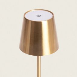 Abruzzo Boho lampa stołowa 1x3 W złota ABR-LB-Z-RUSB