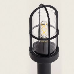 Abruzzo Gardena Clasica Marcolampa stojąca zewnętrzna 1x40 W czarny ABR-LOS1-E27