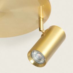 Abruzzo Estetica Christiano lampa podsufitowa 3x40 W złoty ABR-LPC-Z-3XGU10