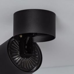 Abruzzo Estetica LED Romeo lampa podsufitowa 1x15 W LED czarny ABR-LPR-15W-C-NW