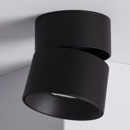 Abruzzo Estetica LED Romeo lampa podsufitowa 1x30 W LED czarny ABR-LPR-30W-C-NW
