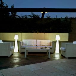 Abruzzo Gardena Moderno lampa stojąca 1x40 W biały ABR-LPZK-T8