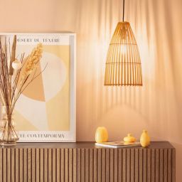 Abruzzo Boho lampa wisząca 1x40 W brązowa ABR-LW7-BH-E27