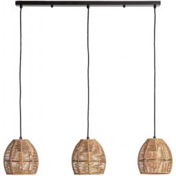 Abruzzo Boho lampa wisząca 3x40 W brązowa ABR-LW9-BH-E27