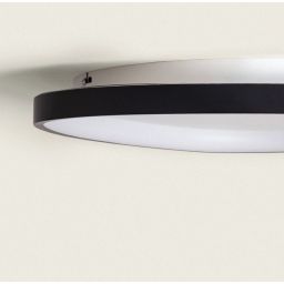 Abruzzo Gipo plafon 1x30 W biały-czarny ABR-PLAG60-C