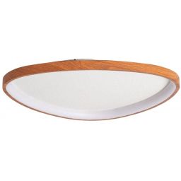 Abruzzo Gipo plafon 1x30 W biały-drewno ABR-PLAG60-D