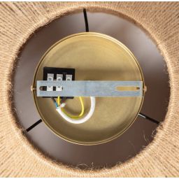 Abruzzo Boho lampa podsufitowa 1x20 W złota-brązowa ABR-PLEDI