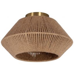 Abruzzo Boho lampa podsufitowa 1x20 W złota-brązowa ABR-PLEDI