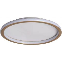 Abruzzo Cerchio Angelo plafon 1x30 W biały/złoty ABR-PLO-30W-40CM-CCT