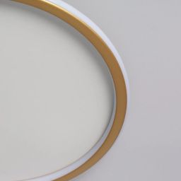 Abruzzo Cerchio Angelo plafon 1x30 W biały/złoty ABR-PLO-30W-40CM-CCT