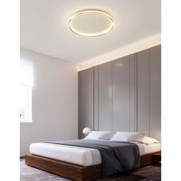 Abruzzo Cerchio Angelo plafon 1x30 W biały/złoty ABR-PLO-30W-40CM-CCT