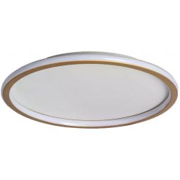 Abruzzo Cerchio Angelo plafon 1x36 W biały/złoty ABR-PLO-36W-50CM-CCT