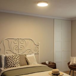 Abruzzo Cerchio Angelo plafon 1x18 W LED biały/złoty ABR-PLO-Z-18W-CCT