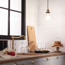 Abruzzo Hinti lampa wisząca 1x20 W czarna ABR-SLWH