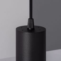 Abruzzo Echo lampa wisząca 1x50 W czarna ABR-ZSC-GU10