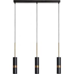 Abruzzo Stella lampa wisząca 3x15 W czarna ABR-LWL-3XGU10