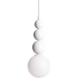 Abruzzo Trio lampa wisząca 1x40 W biała ABR-LWSM-DIZZ2