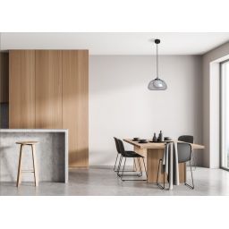 Italux Ainale lampa wisząca 1x7 W przydymiona PND-54637-1-BK-SG