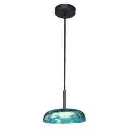 Italux Colle lampa wisząca 1x12 W zielona PND-48529-BK-BLU