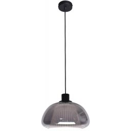 Italux Apiro lampa wisząca 1x7 W przydymiona PND-84638-BK-SG