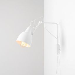 Aldex Soho kinkiet 1x60W biały 1002C_M