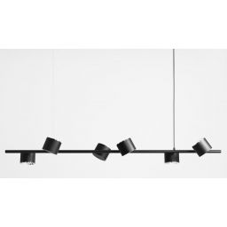 Aldex Bot 6 lampa wisząca 6x35W czarna 1047K