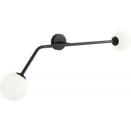 Aldex Pure kinkiet 2x40W czarny/biały 1064D1