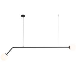 Aldex Pure lampa wisząca 2x40W czarna/biała 1064H1