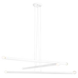 Aldex Tubo 6 lampa wisząca 6x40W biała 1072K