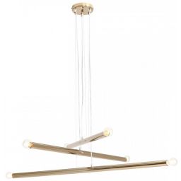 Aldex Tubo 6 lampa wisząca 6x40W złota 1072K30