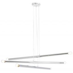 Aldex Tubo 6 lampa wisząca 6x40W chrom 1072K4