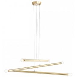 Aldex Tubo 6 lampa wisząca 6x40W mosiądz 1072K40