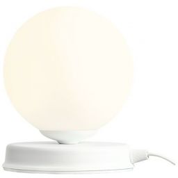 Aldex Ball lampa stołowa 1x10 W biała 1076B_S