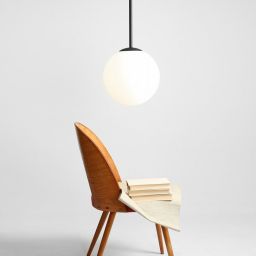 Aldex Bosso lampa wisząca 1x60W czarna/biała 1087G1