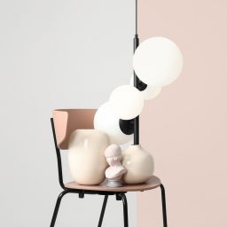 Aldex Bloom 4 lampa wisząca 2x40W+2x60W czarna/biała 1091L1