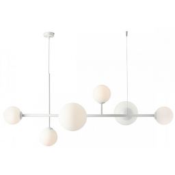 Aldex Dione 6 lampa wisząca 4x10W+2x15W biała 1092K