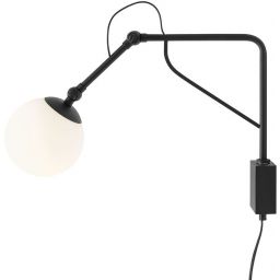 Aldex Soho kinkiet 1x40W czarny/biały 1105C1_M