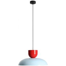Aldex Ella lampa wisząca 1x15 W dark baby blue/red chilli 1144G29_19_C