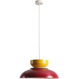 Aldex Aldo lampa wisząca 1x15 W light red wine/musztardowa 1152G15_14_J