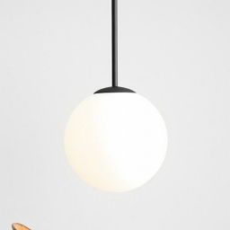 Aldex Bosso lampa wisząca 1x60W czarna/biała 1087G1