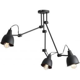 Aldex Aida 3 lampa podsufitowa 3x60W czarna 842PL_E