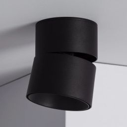 Abruzzo Estetica LED Romeo lampa podsufitowa 1x15 W LED czarny ABR-LPR-15W-C-NW